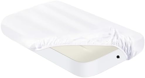 PLULON Kids Air Mattress with White Fitted Sheets