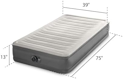 Intex Luxury Air Mattress with Electric Pump and Multi-Zone Support