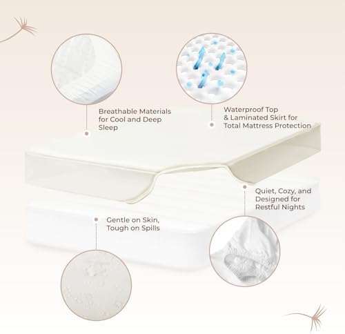 Whisper Organics Organic Cotton Mattress Protector Pad