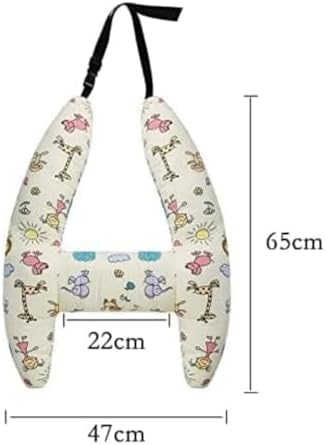 H-Shaped Travel Pillow for Kids and Adults with Headrest