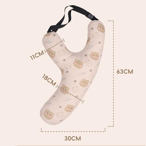 Y-Shape Car Headrest Pillow for Kids Bunny Design