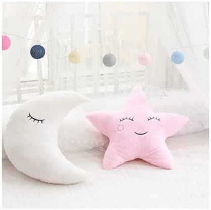 ELONEL Soft Plush Star Pillow Cloud Moon Decor