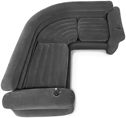 Intex Inflatable Corner Sofa L-Shaped 2 Pack Gray
