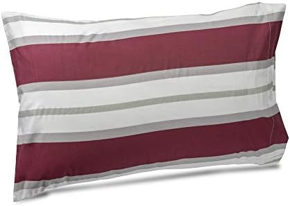 XLNT Twin Size Striped Rose Bedding Set 6 Piece