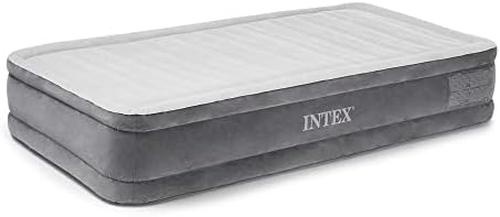 Intex Comfort Plush Mid Rise Airbed with Electric Pump Twin