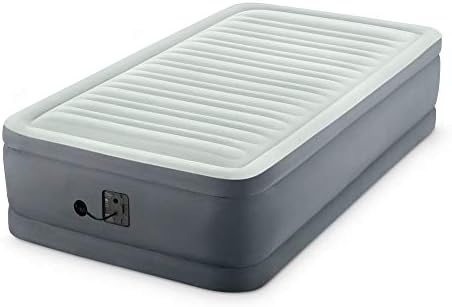 Intex 64901ED Twin Elevated Air Mattress with Built-in Pump