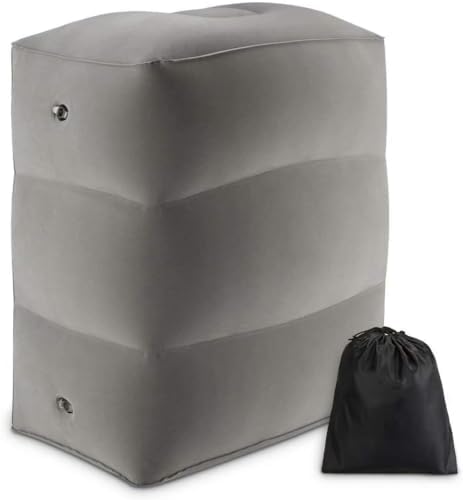 Inflatable Foot Rest Pillow for Travel and Home Use