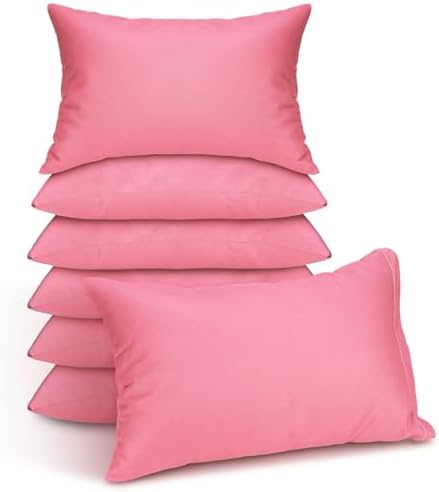Kigley 6-Pack Mini Travel Pillows 14x9 Inch Soft Comfort