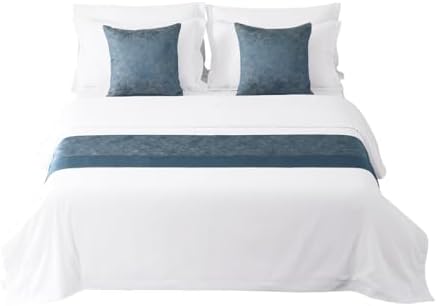 AMBERIS Bed Runner Twin Queen King Size Cotton Scarf