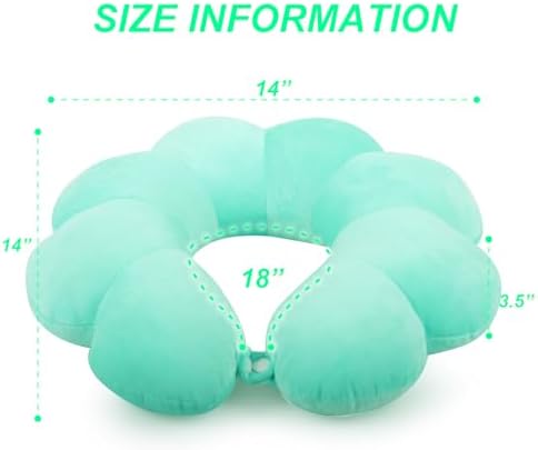Flower Neck Pillow for Traveling with 360 Support