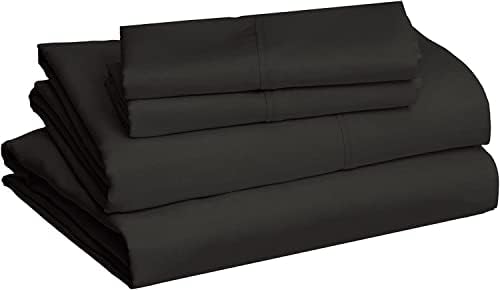 Pieridae Twin XL Sheets Set - 3 Piece Black Ultra Soft