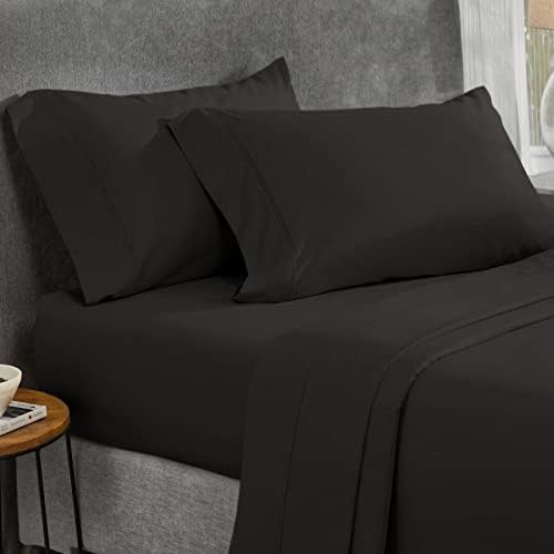 Pieridae Twin XL Sheets Set - 3 Piece Black Ultra Soft