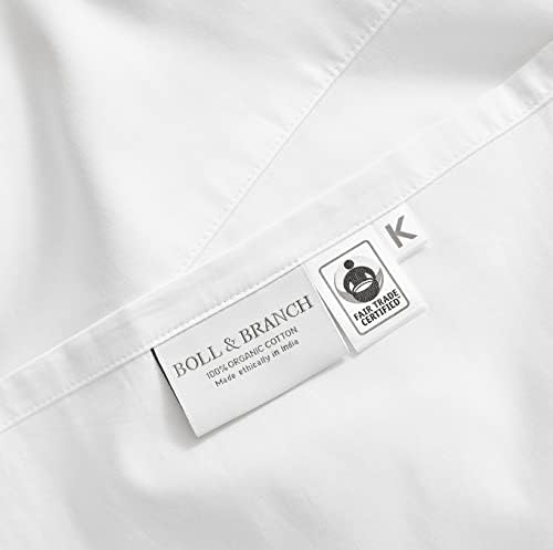 Boll Branch Percale Hemmed Sheet Set - Queen White