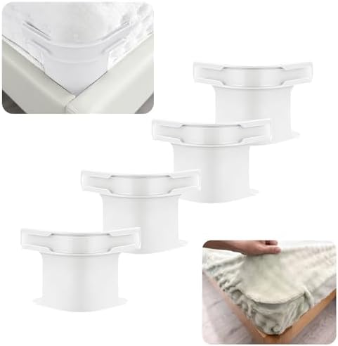 Heavy Duty Bed Sheet Holder Set of 4 for King Queen Mattresses