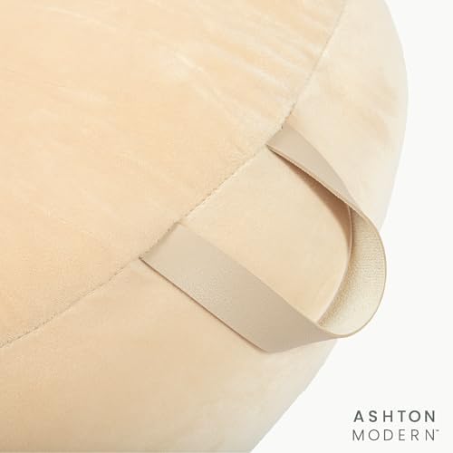 Ashton Modern 32 inch Cream Floor Cushion for Kids