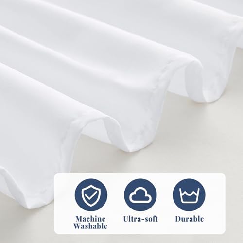 ANARACHON Twin Bed Skirt with Elastic Wrap