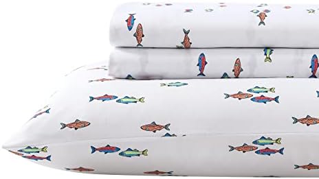 Eddie Bauer Kids Twin XL Sheet Set - Stain Resistant and Safe