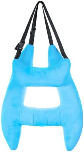 Plush Car Travel Pillow with Headrest for Adults and Kids