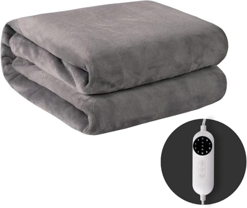 OLIFE Ultra Soft Electric Blanket 62x84 10 Heat Levels