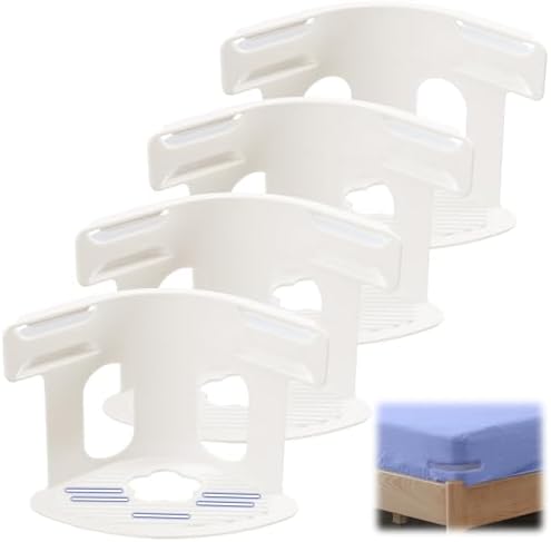 CALORPET Lock Sheet Holders Set - 4 Pieces Anti Slip Heavy Duty