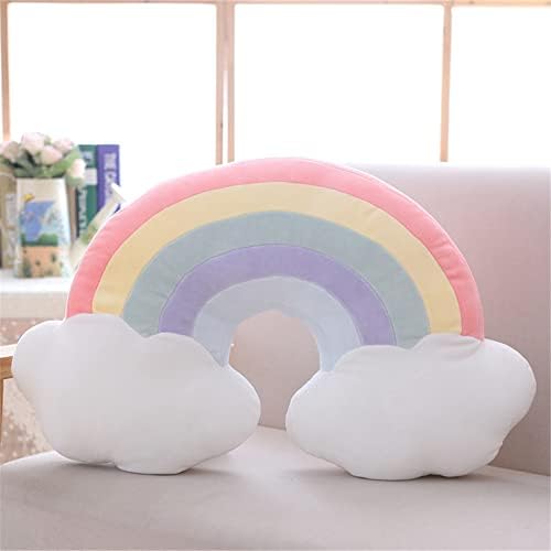 Cloud Rainbow Shaped Plush Pillow for Home Decor