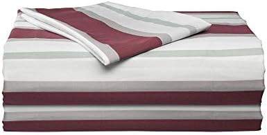XLNT Twin Size Striped Rose Bedding Set 6 Piece