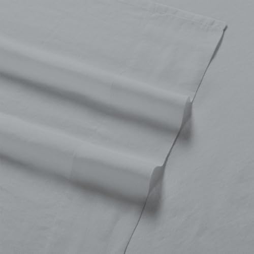 SUPREME ELEGANCE 100 Cotton Fitted Sheet Soft Gray 1