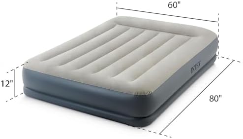 Intex Pillow Rest Airbed Queen 12 Inch