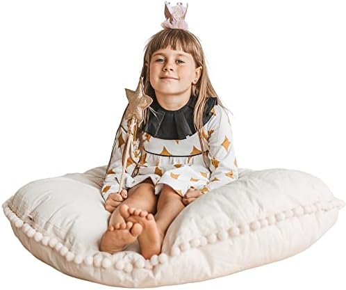 Large Kids Floor Pillow - Ultra-Fluffy Washable