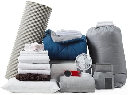 Fully-Loaded Twin XL Dorm Bedding Essentials Package