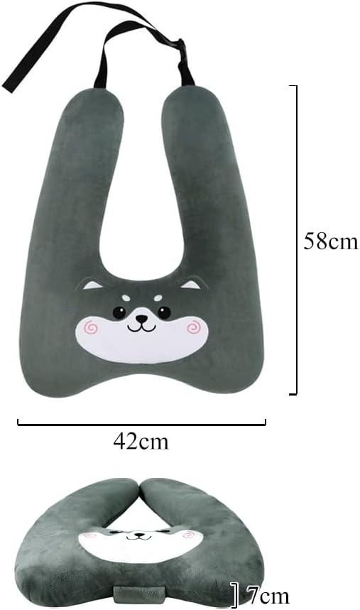 SIQITECHNO Car Travel Pillow for Kids and Adults 1