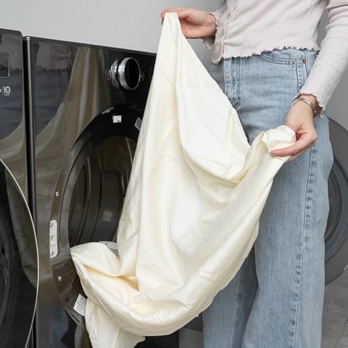 Organic Cotton King Fitted Sheet - Off White 1