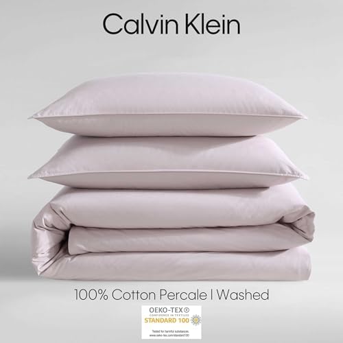Calvin Klein Comforter Set Twin XL Washed Percale