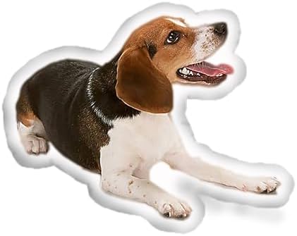 Custom Pet Pillow with Personalized Photo White