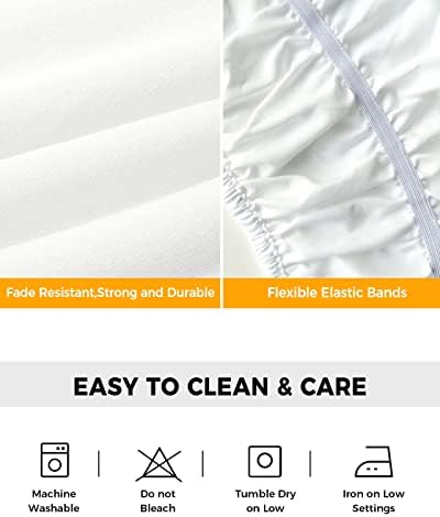 RisQiten Pure Turmeric Cal King Bed Skirt 16 Inch Drop