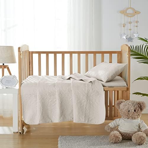 Clara Clark Toddler Bedding Set - 3 Piece Quilt Set - Ultra Soft Microfiber