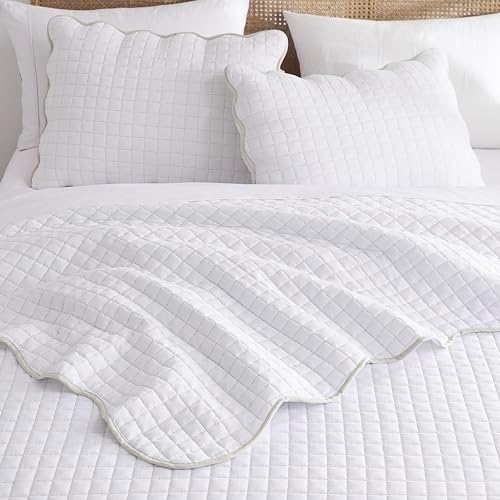 WDCOZY King Size Quilt Bedding Set with 2 Pillow Shams
