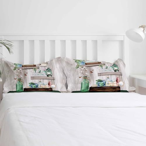 Boanket 3-Piece Duvet Cover Set with Zipper Farmhouse Style