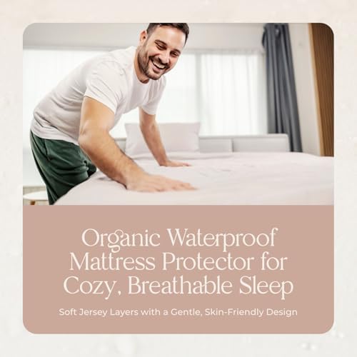 Whisper Organics Organic Cotton Mattress Protector Pad