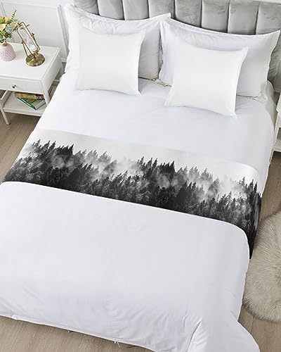 Black Forest Bed Runner Queen Size 83x20