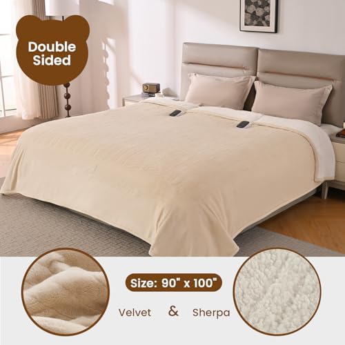 Bearhug King Size Electric Blanket 100 x 90