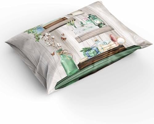 Boanket 3-Piece Duvet Cover Set with Zipper Farmhouse Style