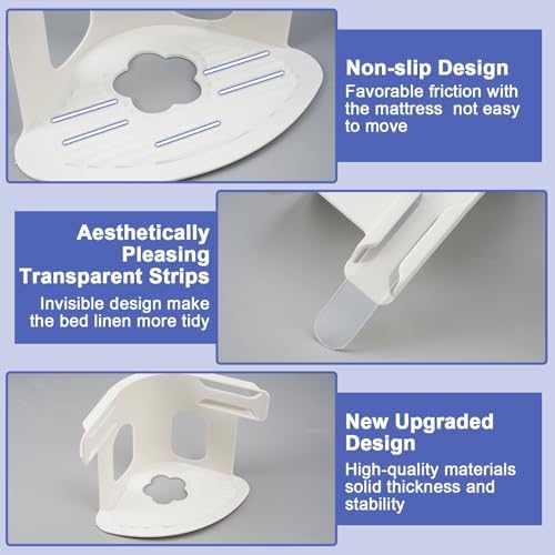 CALORPET Lock Sheet Holders Set - 4 Pieces Anti Slip Heavy Duty