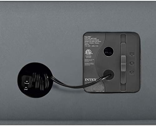 Intex 64901ED Twin Elevated Air Mattress with Built-in Pump