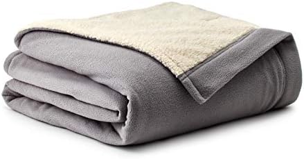 Eddie Bauer Full Heated Blanket with Sherpa Reverse