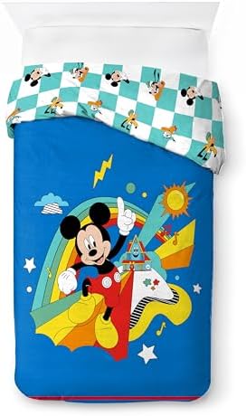 Jay Franco Disney Mickey Mouse Duvet Cover Set Twin Super Soft