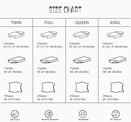Erosebridal Basketball Bed Sheet Set for Kids