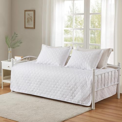 Hailea 3 Piece Daybed Cover Set Twin Size Geometric Print