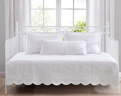 Laura Ashley Daybed Set - Trellis White 100 Cotton