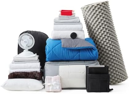 Fully-Loaded Twin XL Dorm Bedding Essentials Package 1